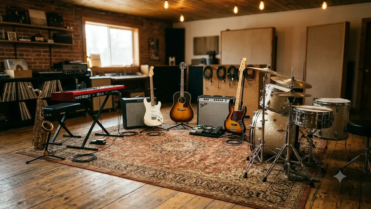 Roles de instrumentos en una banda de jazz
